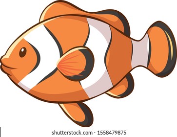Palhaço bonito no fundo branco ilustração