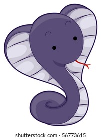 Cute Cobra - Vector