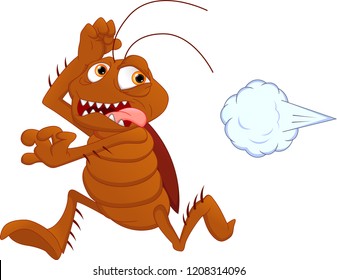 cute cockroach cartoon