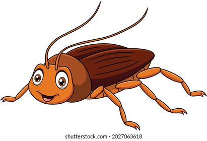 Cute Cockroach Cartoon Vector Illustration Stock Vector (Royalty Free ...