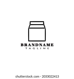 cute coffee element logo icon simple vector modern vector illustration