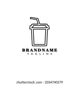 diseño de icono de elemento de café lindo diseño de vectores modernos