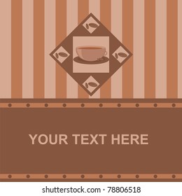 cute coffee frame
