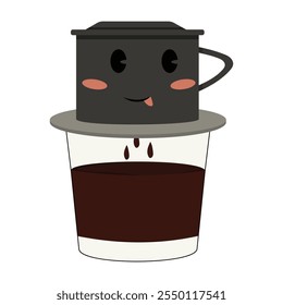 Ilustração do vetor de café bonito - 12