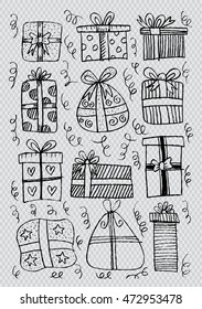  Cute collection of cartoon gift boxes