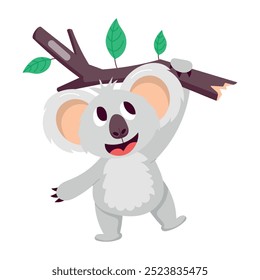 Cute Collection of Koala Moments Flat Stickers 

