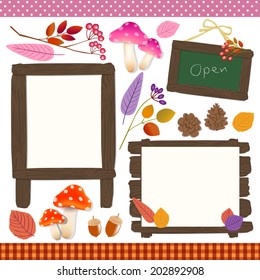 Cute collections of autumn