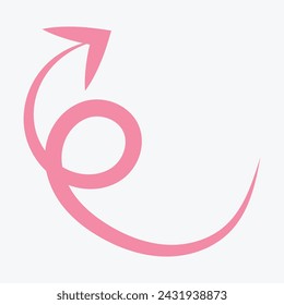  Cute color arrow, decorative element