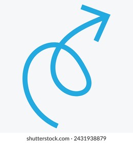  Cute color arrow, decorative element