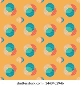 Cute Color Wheel Seamless Pattern
