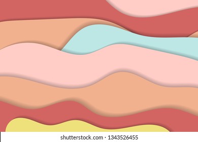 Cute colorful abstract background for template design, layout, flyers, posters, book cover, brochure - vector illustration Eps 10.