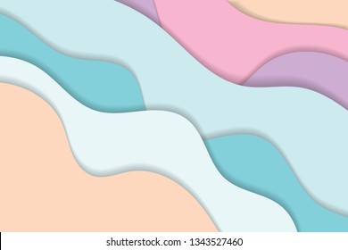 Cute colorful abstract background for template design, layout, flyers, posters, book cover, brochure - vector illustration Eps 10.
