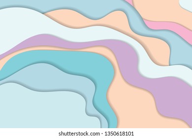 Cute colorful abstract background for template design, layout, flyers, posters, book cover, brochure - vector illustration Eps 10.