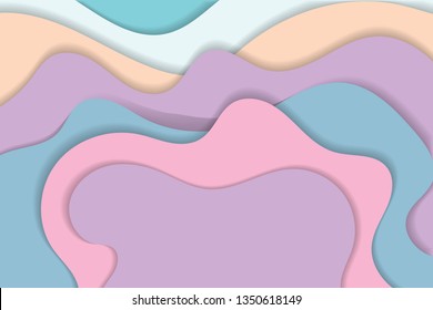 Cute colorful abstract background for template design, layout, flyers, posters, book cover, brochure - vector illustration Eps 10.