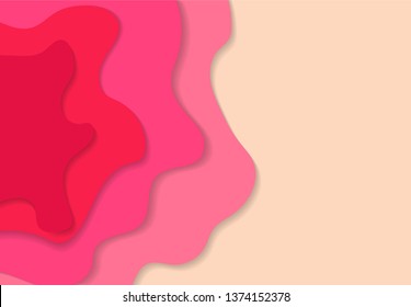 Cute colorful abstract background for template design, layout, flyers, posters, book cover, brochure - vector illustration Eps 10.
