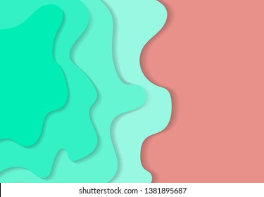 Cute colorful abstract background for template design, layout, flyers, posters, book cover, brochure - vector illustration Eps 10.