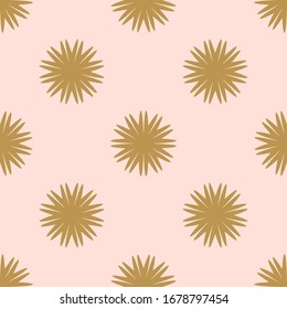 Cute colorful abstract star seamless pattern. Polka dot tile background. Vector illustration.  