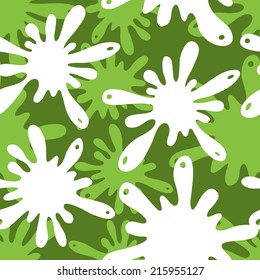 Cute colorful blots seamless pattern. Simple background with blots for decoration.