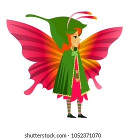 cute colorful butterfly