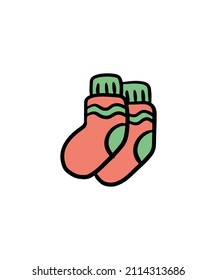 Cute and colorful camping vector set