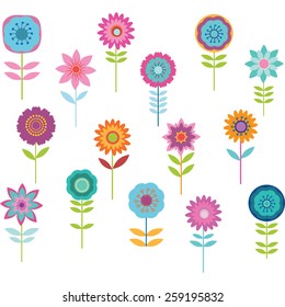 Set Flowers Stock Vector (Royalty Free) 397155781 | Shutterstock