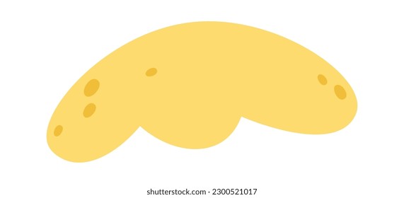 Cute colorful horse mane. Vector illustration