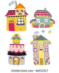 Cute Colorful Houses