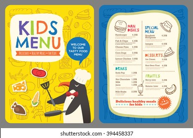 11,079 Kids menu template Images, Stock Photos & Vectors | Shutterstock