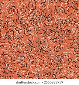 Cute colorful line animal print spots pattern