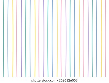 cute colorful lines background vector