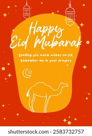 Cute colorful Ramadan Mubarak designs. Greeting cards, banners, posters, backgrounds. Hand drawn illustrations of Ramadan elements. Ramadan vector design