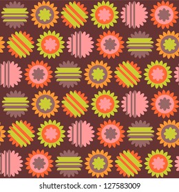 Cute colorful seamless pattern design