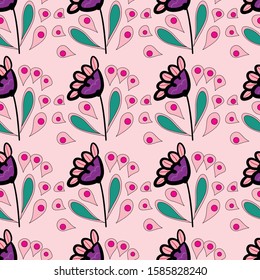 Cute colorful seamless pattern design. Can use for print, template, fabric, presentation, textile, banner, poster