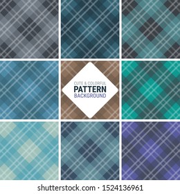 Cute and colorful simple graphic pattern creative for plaid, fabric, textile, clothes, tablecloth and other things. A seamless vector background. Eps10 vector.