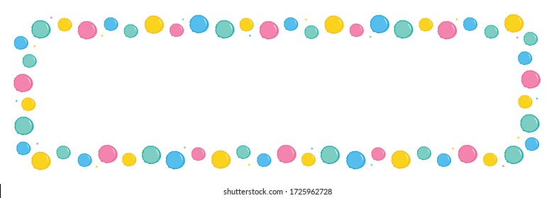 cute border images stock photos vectors shutterstock https www shutterstock com image vector cute colorful sweet pastry macaron vector 1725962728