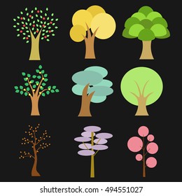 Cute colorful Tree