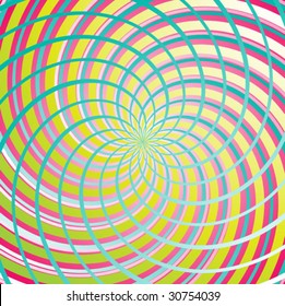 Cute colorful twirled background
