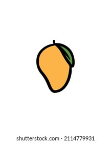 Cute and colorful vegetable and fruits