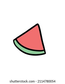 Cute and colorful vegetable and fruits