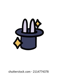 Cute and colorful wizardry vector drawings