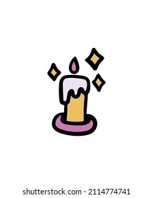 Cute and colorful wizardry vector drawings