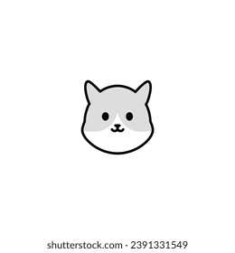 cute coloring book animal heads beautiful