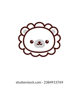 cute coloring book set lion
