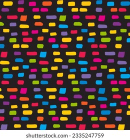 Cute colourful hand drawn abstract pattern design 