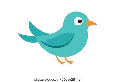 A Cute Columbidae Bird Looks Wow in White Background
