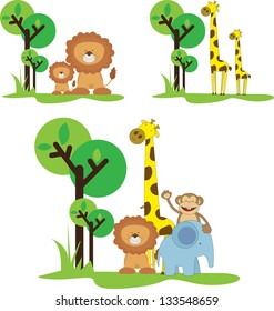 cute comic animals