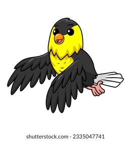 Cute Common Hinterhof-Vogelkartographie fliegen