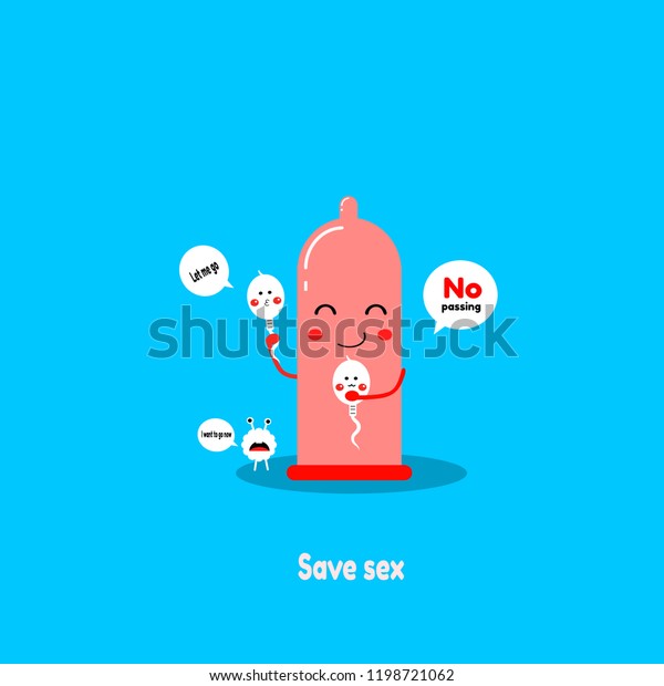 Cute Condom Cartoon Vector Safe Sexcontraceptives Stock Vector Royalty Free 1198721062 2491