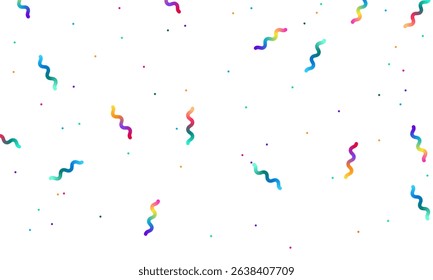 Cute confetti background, colorful, luxury effect, vector illustration.
