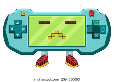 Design-Illustration für Cute Console Game